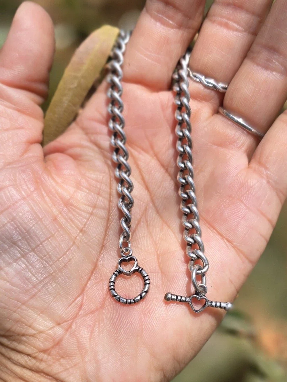 Sterling chunky solid